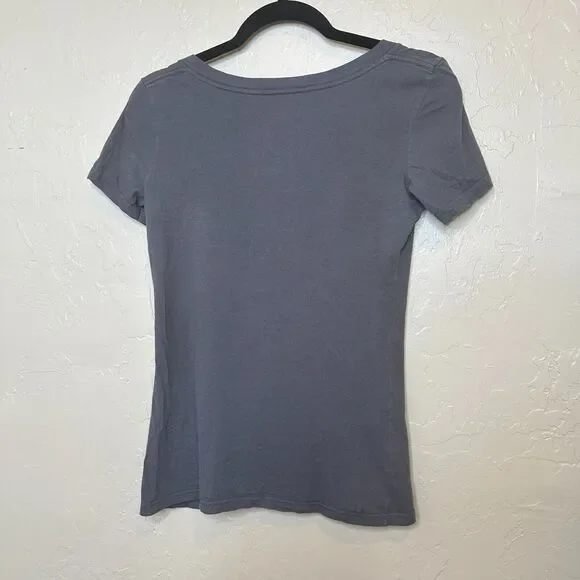 Grunge METAL MULISHA Shirt Womens Small Gray Purple Skull Y2K Goth Distressed 90 - Picture 2 of 7